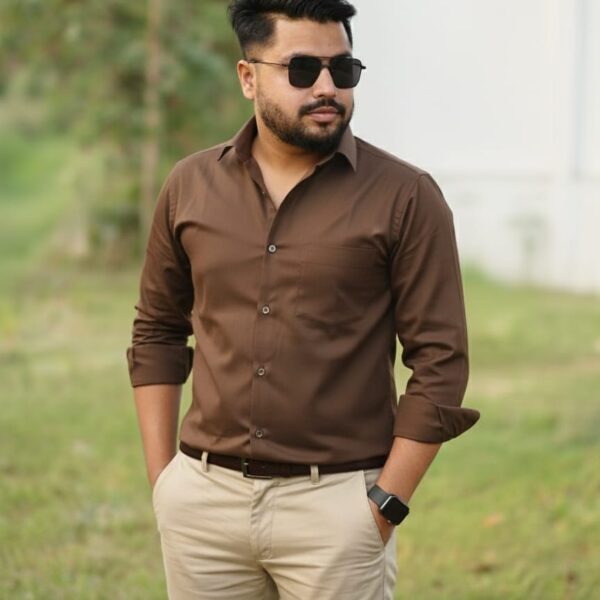 Men's Solid Full Sleeve Shirt